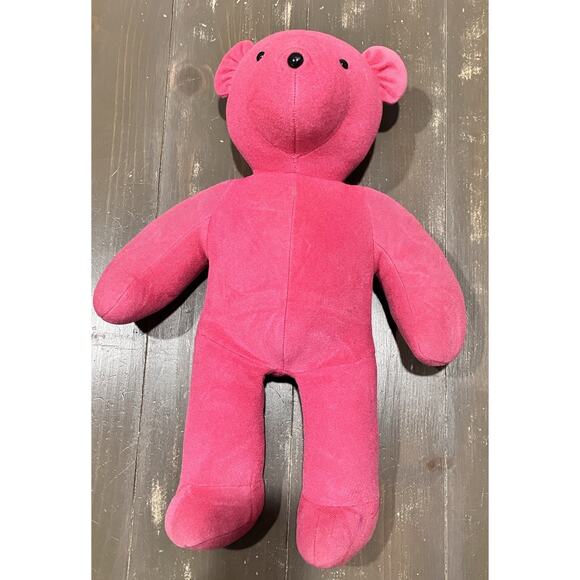 Vintage 1979 North American Bear Co HOT PINK TEDDY BEAR 20" Stuffed Plush Toy - Picture 1 of 9